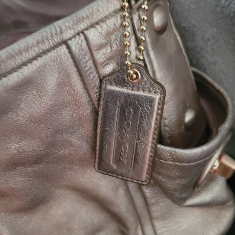 Coach Parker Leather Shoulder Bag #13466 - Picture 3 of 13